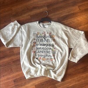 Cozy Cream Graphic Sweatshirt